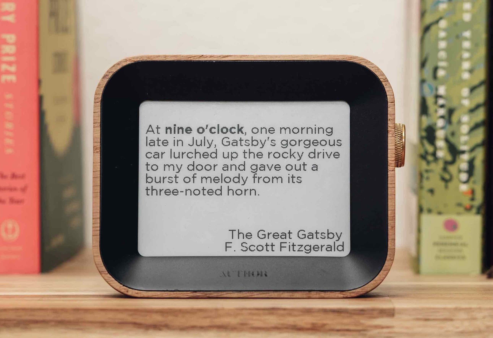 The Author Clock launches on Kickstarter with thousands of literary