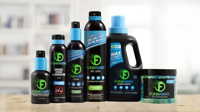 FunkAway is a unique odor elimination solution perfect for kids going back to sports. Whether it's sports equipment or jerseys - FunkAway's unique OM Complextm breaks down odors at the source and eliminates the odor versus covering it up.