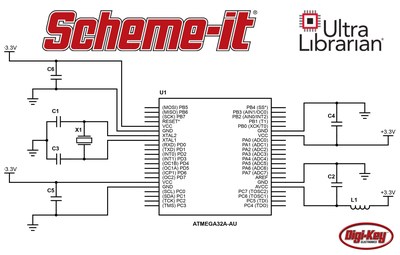 The Scheme-it tool from Digi-Key Electronics now offers a symbol integration with Ultra Librarian, custom symbol editor and the ability to add mathematical formulas to schematics.