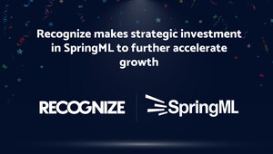 SpringML Receives Strategic Investment from Recognize to Support Next Chapter of Accelerated Growth
