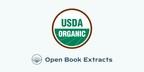 Open Book Extracts Announces USDA Organic Certification for Hemp...