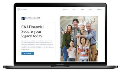 The partnership offers all new and existing C&J Financial customers, at no cost, the GoodTrust Premium Plan for 3 months with a free will-maker-tool and VIP service to take care of accounts like Facebook and LinkedIn after someone passes away.