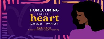 Homecoming from the Heart event empowers Black women to prioritize their heart health now. Register for the event at ReleaseThePressure.org and take the pledge today.