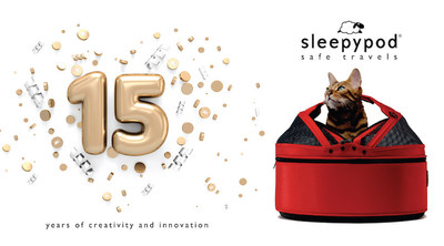 Sleepypod, a company known for making safety tested pet products, celebrates 15 years creativity and design innovation.