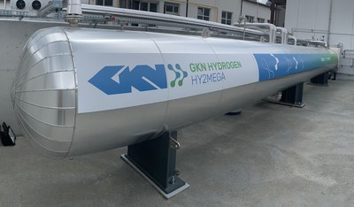 With its energy storage capacity of over 260kg hydrogen (~9MWh of energy), GKN's HY2MEGA is the largest metal hydride storage on the market and ideally suited for energy supply applications where safety and compactness are crucial.