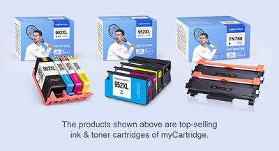 Top-selling ink & toner cartridges of myCartridge.