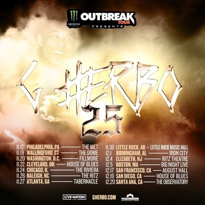 Be sure to get your tickets for a city near you as G Herbo graces the stage of the Monster Energy Outbreak Tour.