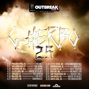 Tickets Now On Sale - Platinum-Selling G Herbo Hits The Road With The Monster Energy Outbreak Tour
