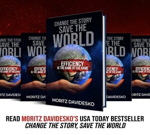 Change The Story, Save The World, USA Today and Wall Street Journal best-selling book by author Moritz Davidesko, published by Leaders Press