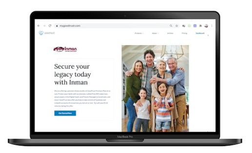 GoodTrust partners with The Travel Plan by Inman to launch digital end-of-life services GoodTrust partners with The Travel Plan by Inman to launch digital end-of-life services