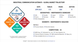 With Market Size Valued at $1.3 Billion by 2026, it`s a Healthy Outlook for the Global Industrial Communication Gateways Market