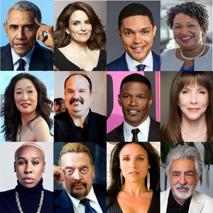 Barack Obama, Tina Fey, Julia Louis-Dreyfus, Jamie Foxx, Sandra Oh, and Maya Rudolph headline nominees for the Voice Arts® Awards