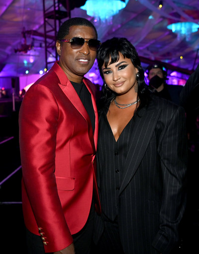 Kenny "Babyface" Edmonds and Demi Lovato at Keep Memory Alive's 25th annual Power of Love gala. Credit Denise Truscello, Contributor, Getty Images for Keep Memory Alive