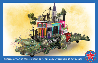 Louisianas Celebration Gator float commemorates Louisiana Culture and Tourism