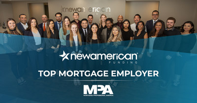 New American Funding Honored as Top Mortgage Employer for 3rd Straight Year