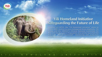 Yili planea invertir cinco millones de yuanes para salvar a los elefantes asiáticos en peligro de extinción.