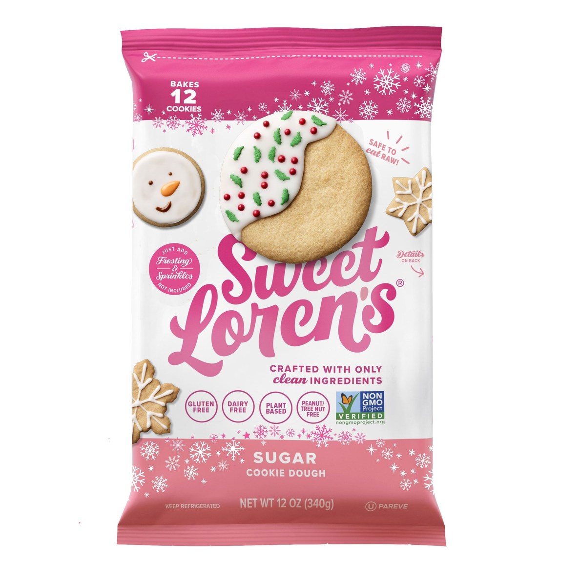 Sweet Loren's Launches Limited Edition Holiday Sugar Cookie Dough Packaging