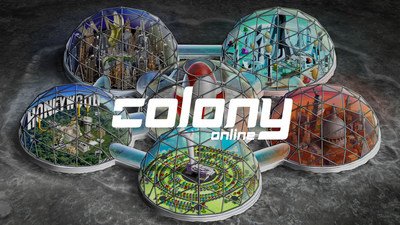 Concept art of Moon Colony from the video game Colony Online