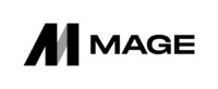 Mage black horizontal logo with transparent background. (PRNewsfoto/Mage)