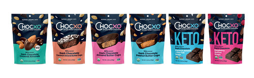 ChocXO's latest line of products now available in stores will feature the brand's new packaging