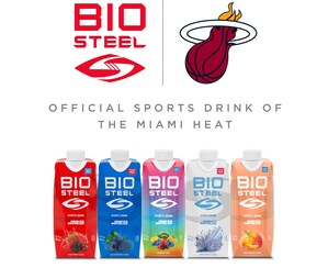 BioSteel Expands its Courtside Hydration Authority as new Official Sports Drink of the Miami HEAT
