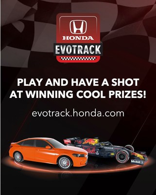 Honda Drops New EvoTrack Mobile Game to Celebrate Just-Debuted 2022 Honda Civic Si Alongside Red Bull Racing Honda RB16B Formula One Car