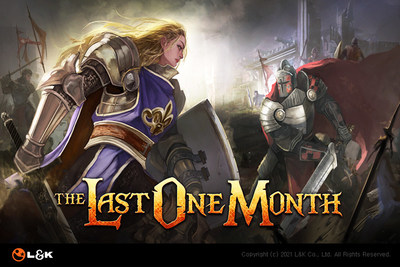 New PC online game 'The Last One Month' is available for Early Access on Steam on October 19th. (PRNewsfoto/L&K)