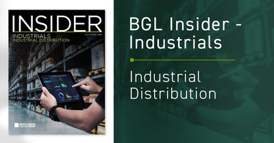 An appetite for scale and technology, among competitive pressures, is continuing to drive consolidation in Industrial Distribution and fueling a robust M&A market, according to an industry report released by the Industrial Distribution investment banking team from Brown Gibbons Lang & Company (BGL).