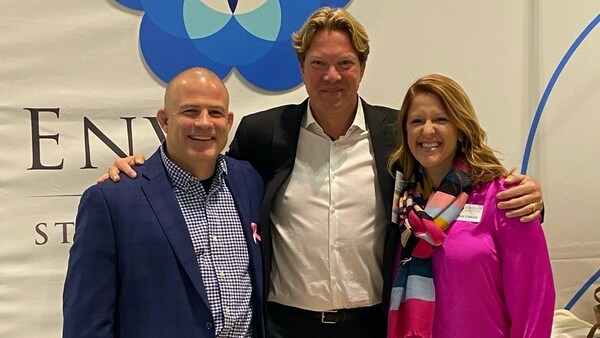 (From left to right: Spencer Larkin, CEO at Envision Strategic Partners, Rikard Steiber, CEO and Founder of GoodTrust, Erin Creger, National Sales Director at Envision Strategic Partners.)