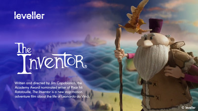 “The Inventor,” a stop-motion adventure film about Leonardo da Vinci. The film is written and directed by Jim Capobianco