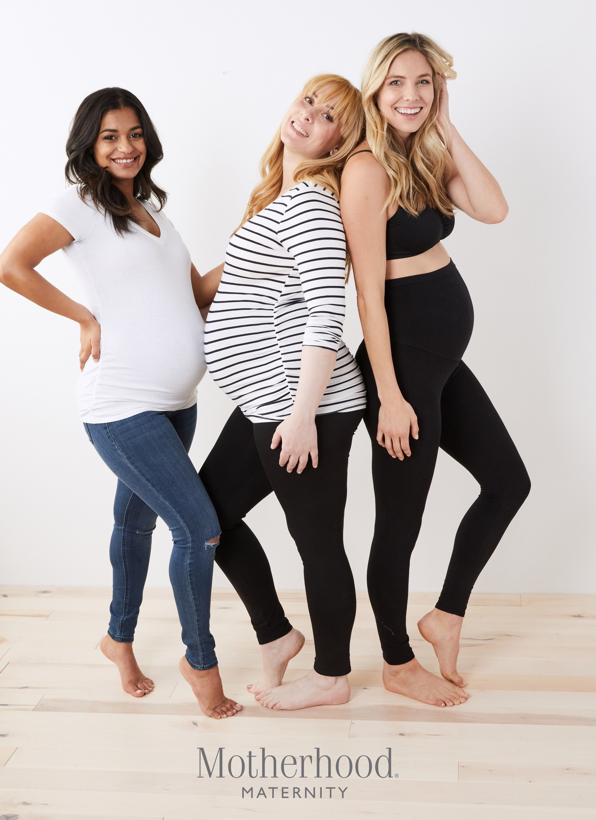 Black Seamless Over Bump Maternity Leggings – The Boutique Affair Maternity