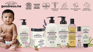 'goodnessme' a premium range of certified organic baby skin care products, launched by Godrej Consumer Products
