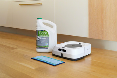 iRobot and Bona today announced an exclusive partnership to provide customers with Bona cleaning solutions custom designed and certified for the iRobot Braava® jet m6 robot mop. The co-branded cleaning solutions, which includes Bona® Hardwood Floor Cleaner, Bona® Hard-Surface Cleaner solutions and Bona® PowerPlus® Microfiber Deep Cleaning Pads will be sold at select retailers in the U.S. and Canada, as well as at iRobot.com.