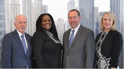 IIE's Office of the CEO<br />
(From left to right, Dr. Allan E. Goodman, Courtney Temple, Jason Czyz, Sarah Ilchman)