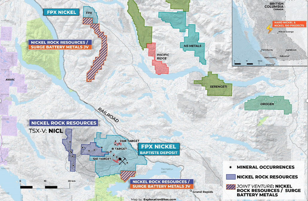 Surge Battery Metals Provides an Update on its Proposed Nickel Properties In British Columbia - Vimarsana News