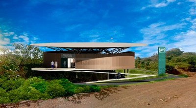 Exterior design of VADELATA for the Planet Lab in Fernando de Noronha. (Credit: Ball Corporation)