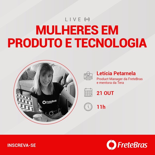 FreteBras lan&ccedil;a s&eacute;rie de lives para inspirar a atua&ccedil;&atilde;o feminina nos setores de Tecnologia e Produto