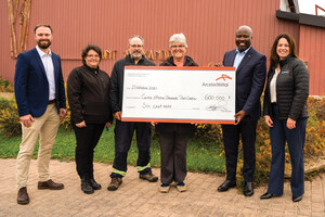 ArcelorMittal s'engage à titre de partenaire principal du Centre d'Action Bénévole de Port-Cartier par un don de 600 000 $