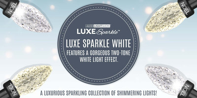 New LuxeSparkle™ – the latest LED LightShow® technology by Gemmy Industries – delivers a luxurious and sparkling light show for holiday decorators who love a touch of glamour.