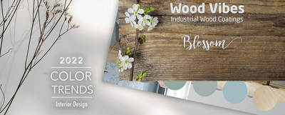 Wood Vibes: Blossom is Axalta's 2022 edition of its industrial wood color trends campaign, which is inspired by nature and centers on soft, neutral and soothing color palettes.