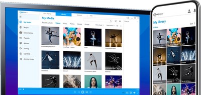 RealPlayer for Windows and RealPlayer Mobile library views