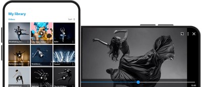 RealPlayer Mobile and view of video playing from 