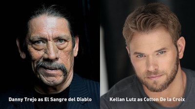Danny Trejo, Kellan Lutz in "For Blood Or Justice" Scripted Podcast