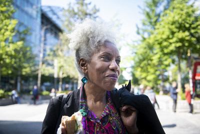 Senior business woman eating a sandwich on the go - stock photo
Credit: Lucy Lambriex/Getty Images