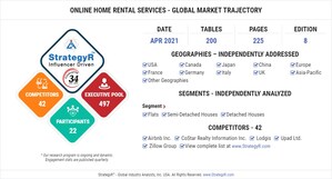 New Study from StrategyR Highlights a $31.9 Billion Global Market for Online Home Rental Services by 2026
