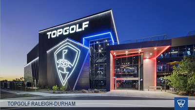 “TG Raleigh-Durham”: Rendering of the future Topgolf Raleigh/Durham sports entertainment venue