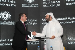 Dar Al Arkan und Qetaifan Projects entwickeln gemeinsam ein hochwertiges Projekt direkt am Meer auf der Insel Qetaifan North