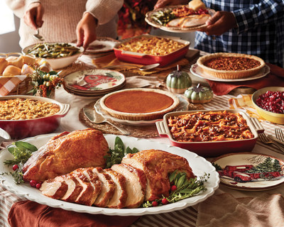 Spend more quality time with family and less time cooking this Thanksgiving with Cracker Barrel's Heat n Serve Feast, which serves 8-10 people (starting at $139.99), or Heat n Serve Family Dinner, which serves 4-6 people (starting at $89.99). Available for pick up Nov. 20-27, 2021, while supplies last.