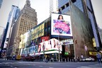 Carlos Ponce, Tania Medina, Karina Banda, Ingrid Macher y Pablo García cierran en Times Square campaña contra el cáncer de mama