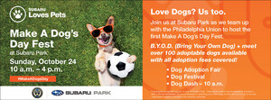 Subaru of America and Philadelphia Union to Host First-Ever Make A Dog's Day Fest at Subaru Park